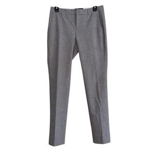 Banana Republic Ryan Light Grey Novelty Slim Straight Dress Pants 2 794155-00